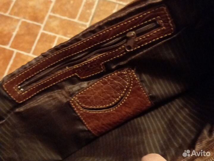 Сумка giudi натуральная кожа италия для ноутбука