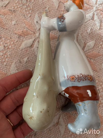 Катигорошек фарфор СССР статуэтка