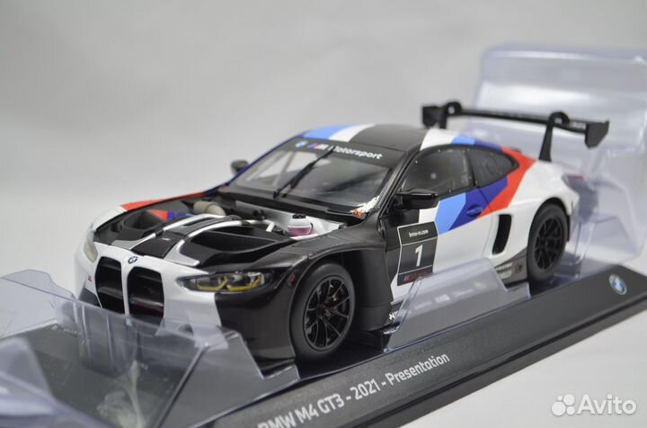 1/18, BMW M4 GT3 2021 Presentation, Minichamps