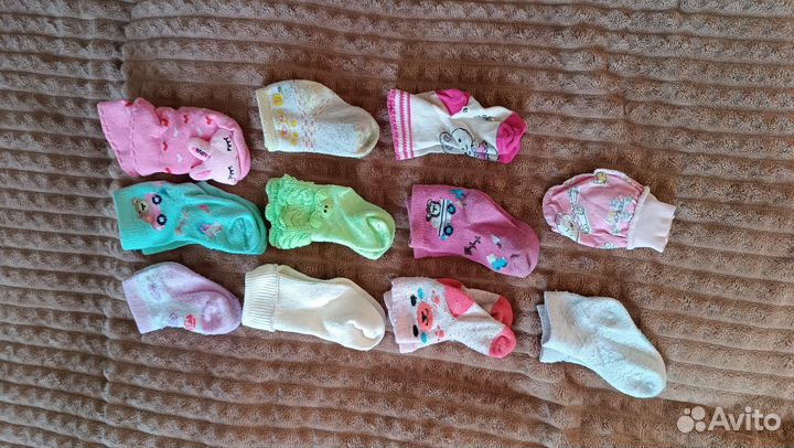 Шапка на 0-3 мес для девочки