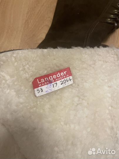 Сапоги женские зимние 1970е винтаж (Австрия)