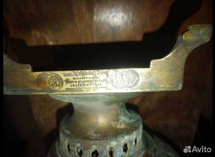 Самовар старинный на дровах (клеймо баташевых)