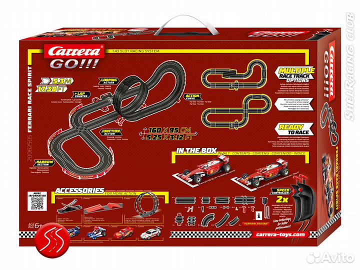 Автотрек Carrera GO Race Spirit