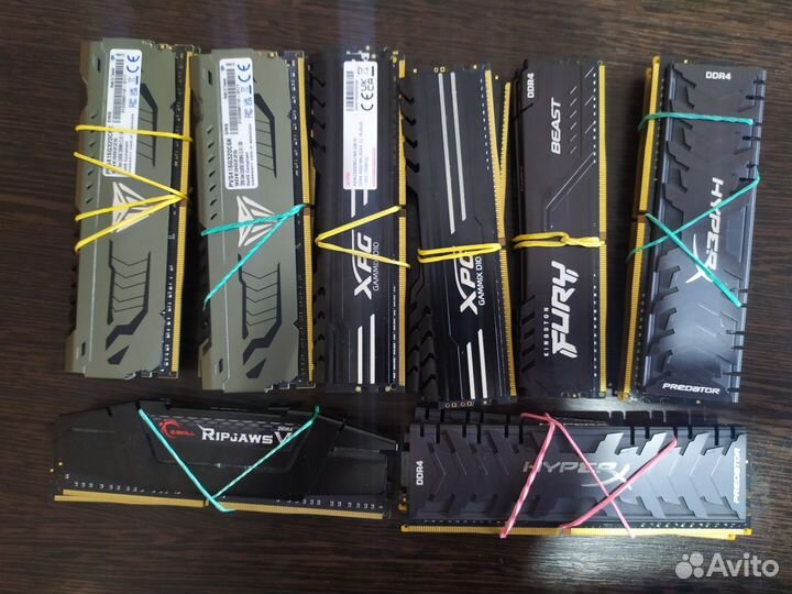 Озу ddr4 16gb (8+8) разные комплекты на выбор