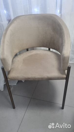 Стул велюровый