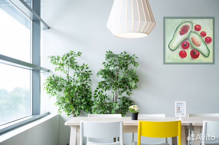 Новая Большая Авторская Картина маслом «Гуакамоле»