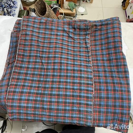 Старинная цветная домоткань лот 03