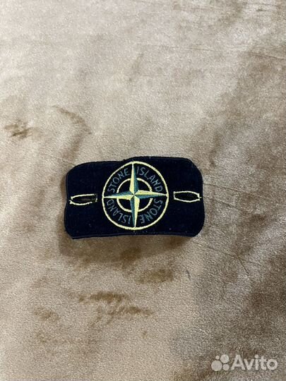 Stone island патч черный оригинал