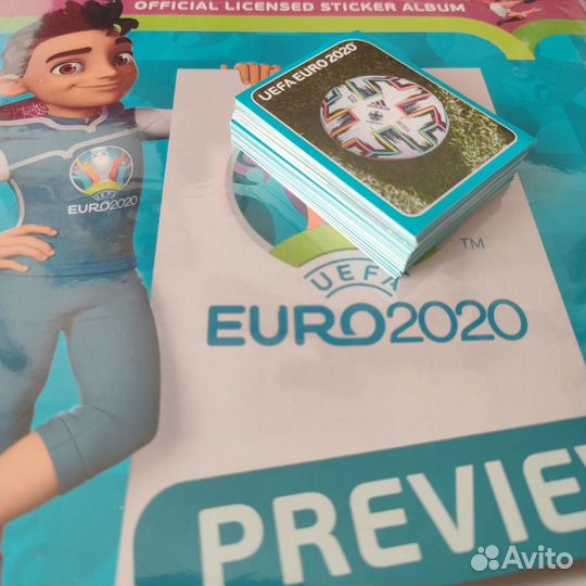Наклейки Panini Euro 2020 Preview