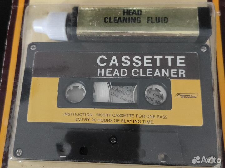 Кассета для чистки головок кассетных дэк