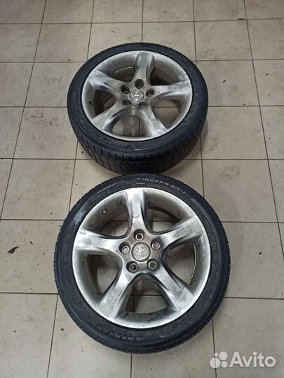 Диски toyota I-RV R17 5*114.3 7jj с резиной