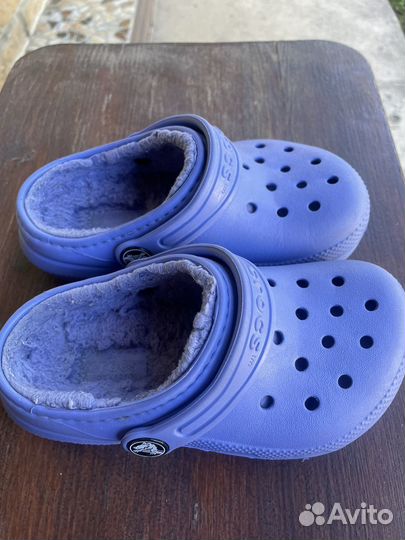 Сабо Crocs c9 утепленные