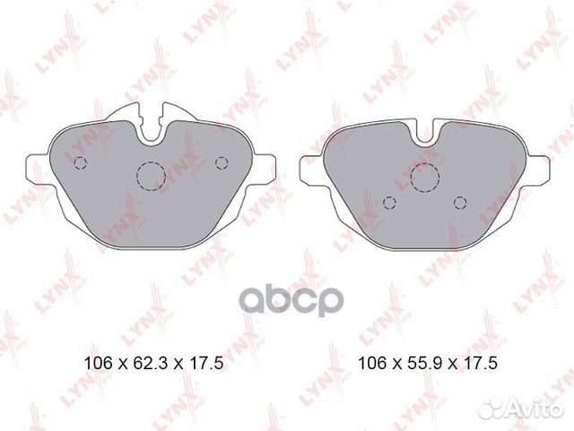 Колодки тормозные задние дисковые к-кт 'BD-1436