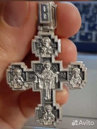 Крестик серебро