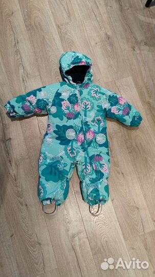 Зимний комбинезон для девочки huppa 80