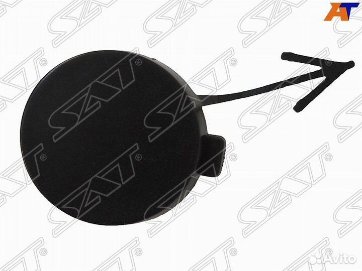 Заглушка в бампер VW polo 15-20 4D под крюк ST-VWP