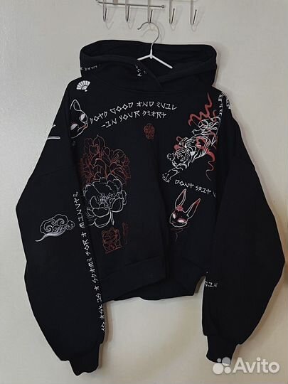 Худи укороченное с начесом