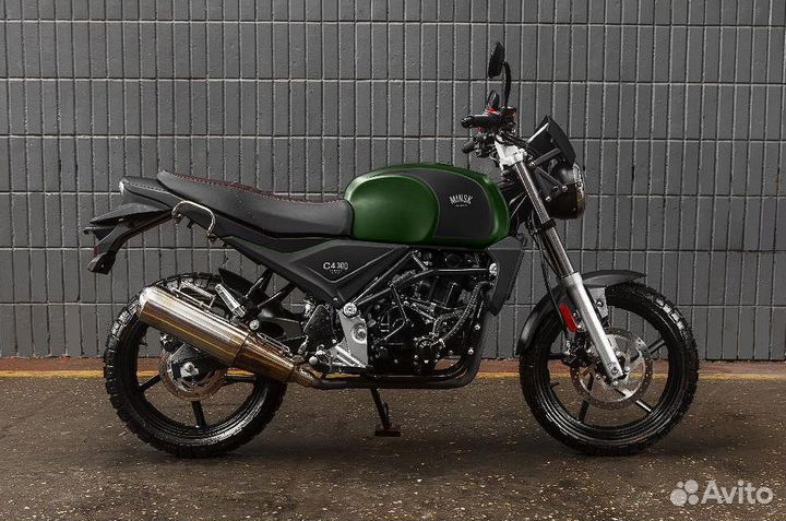 Мотоцикл minsk C4 300 M1NSK зеленый