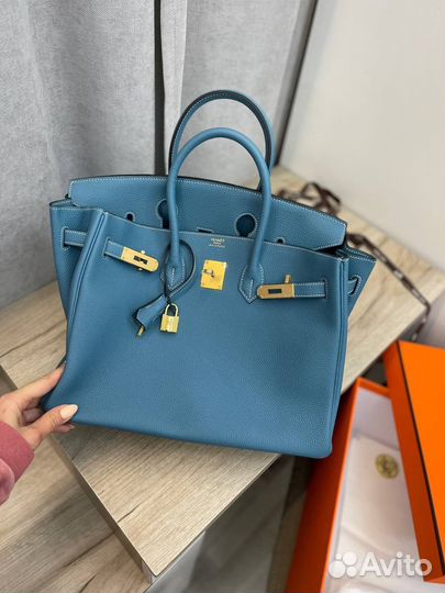 Сумка Hermes Birkin 40 Clemence GHW