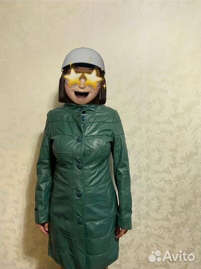 Кожаный плащ
