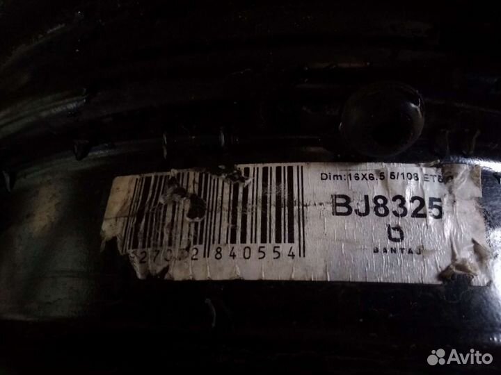 Диски 4шт штамп 16 bantaj BJ8325