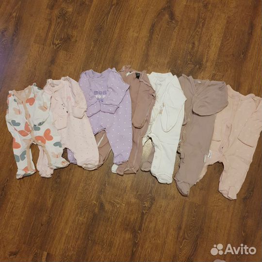 Вещи пакетом на девочку 50-56