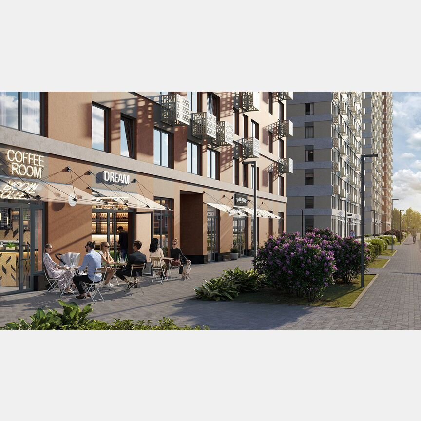 2-к. квартира, 48,6 м², 10/23 эт.