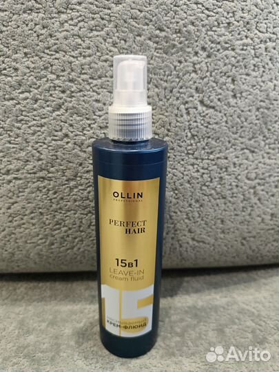 Крем-флюид для волос Ollin 15в1 несмываемый