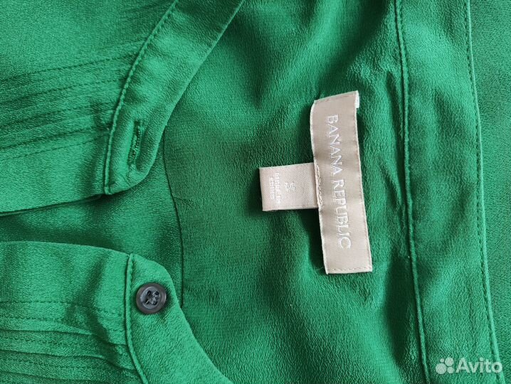 Блузка 100 натуральный шелк Banana Republic