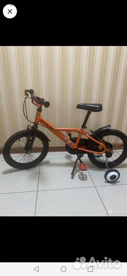 Детский велосипед btwin 16