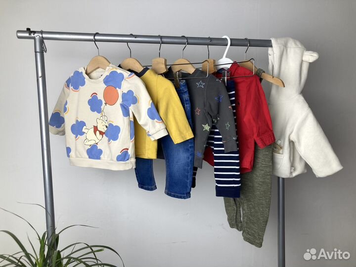 Фирменные вещи пакетом мальчику 68 hm zara