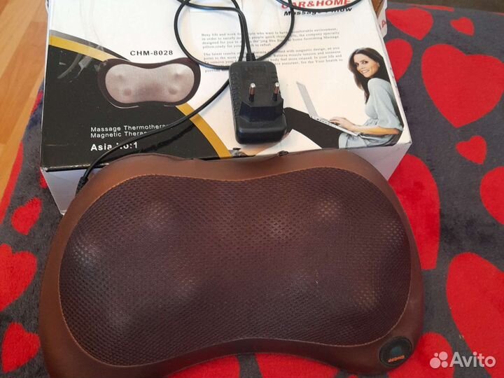 Массажная подушка для шеи