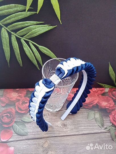 Банты, ободок в школу