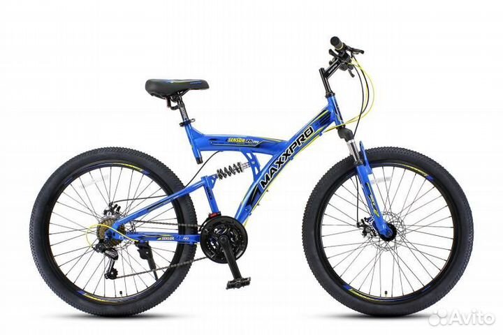 Двухподвесной велосипед maxxpro sensor PRO 26