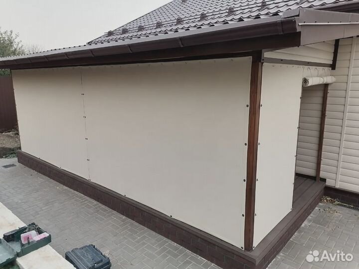 Мягкие окна для беседок и летних кафе