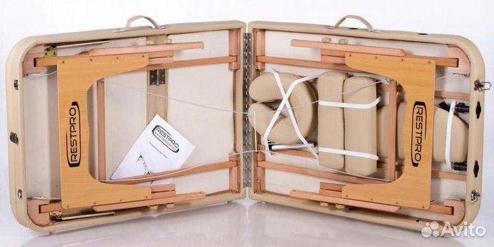 Складной массажный стол restpro Memory 3 Beige