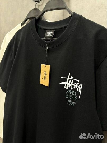 Футболка stussy белая