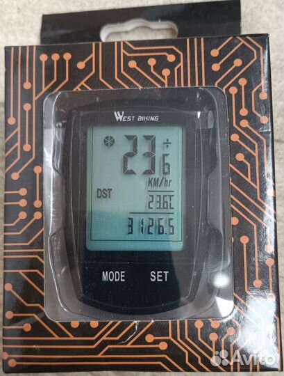Велокомпьютер беспроводной West Biking, новый