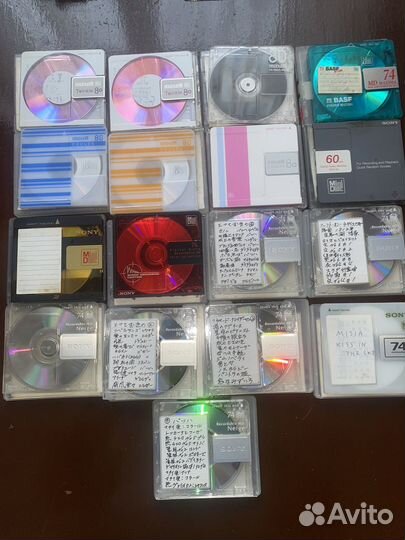Минидиски 74,80 минут Sony,Maxell,Tdk,Victor