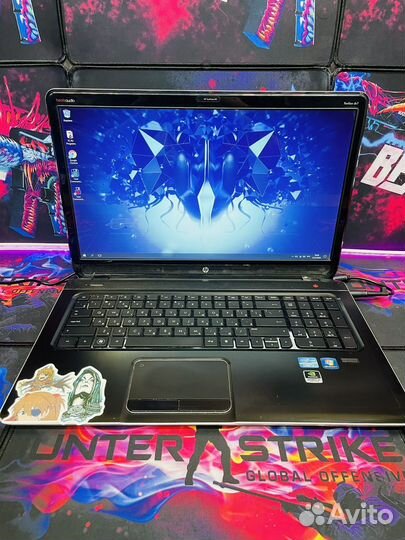 Игровой HP 17,3 i7 4gb видео 8gb озу SSD