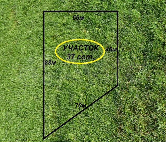 Участок 37 сот. (ИЖС)