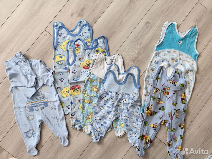 Детские вещи пакетом 62 68 74