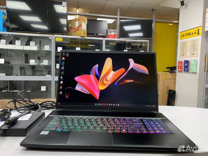 Ноутбук MSI Core i7 6 ядер/ RTX 3060 6Gb/ 144Гц