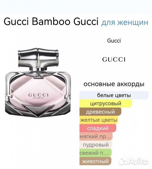 Gucci Bamboo парфюмерная вода