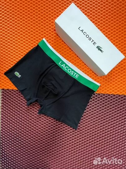 Трусы мужские боксеры lacoste