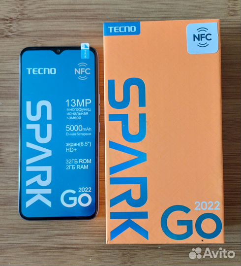 TECNO Spark Go 2022, 2/32 ГБ