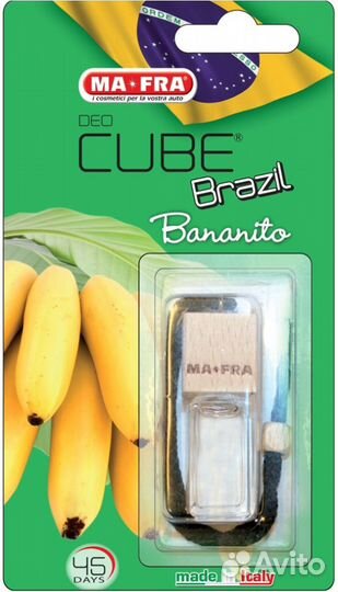 Elesir Deo-Cube Brazil Bananito ароматизатор в маш