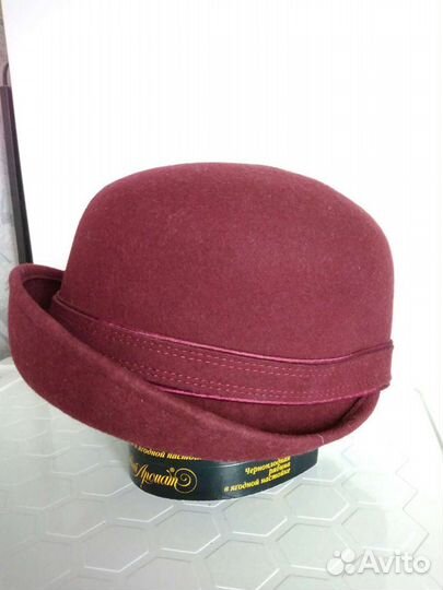 Шляпа женская фетровая