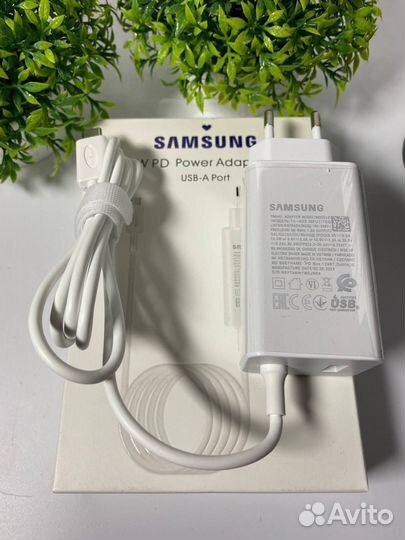 Зарядка Samsung 45 w комплект (блок + кабель)