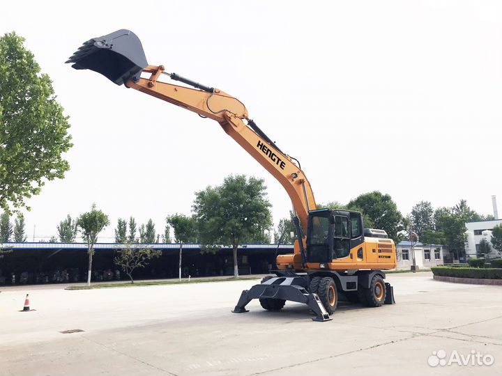 Колёсный экскаватор HENGTE HT215W, 2023